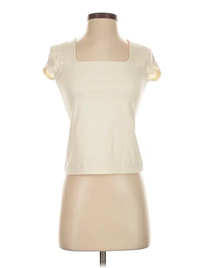 Pre-owned Assorted Brands Tank Top Ivory Sweetheart Neckline Tops In White