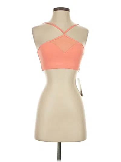 Assorted Brands Tank Top Orange Strapless Neckline Tops