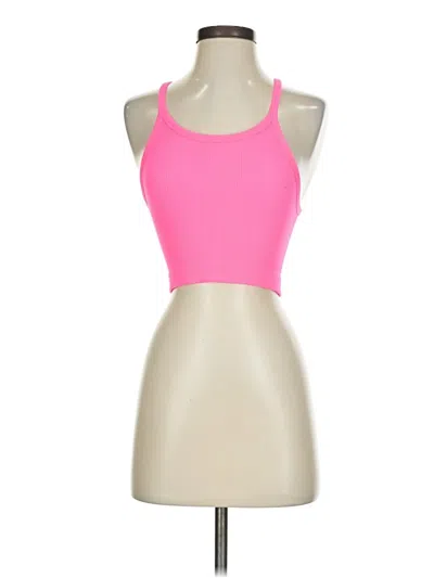 Pre-owned Assorted Brands Tank Top Pink Halter Neckline Tops