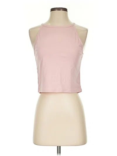 Pre-owned Assorted Brands Tank Top Pink Halter Neckline Tops