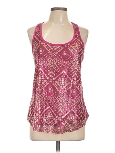 Pre-owned Assorted Brands Tank Top Pink Halter Neckline Tops