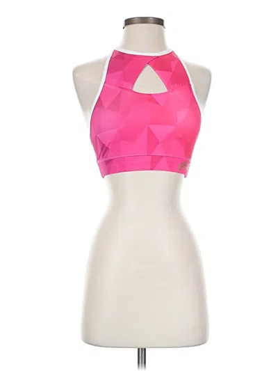 Pre-owned Assorted Brands Tank Top Pink Halter Neckline Tops
