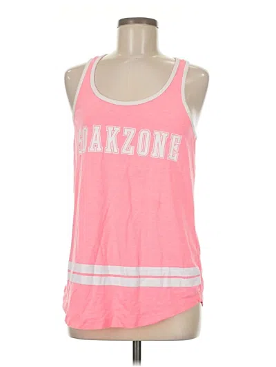 Pre-owned Assorted Brands Tank Top Pink Halter Neckline Tops