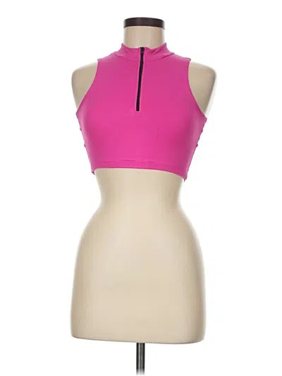 Pre-owned Assorted Brands Tank Top Pink Halter Neckline Tops