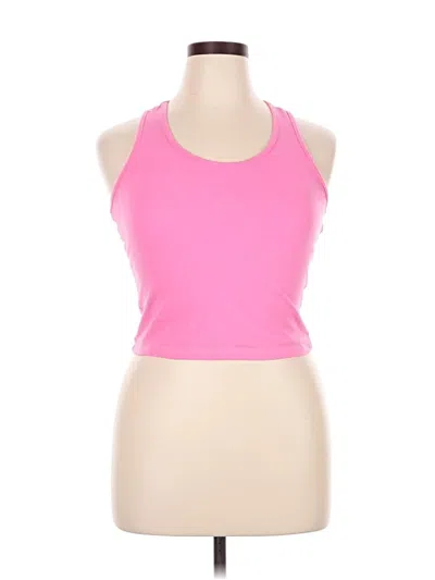 Pre-owned Assorted Brands Tank Top Pink Halter Neckline Tops