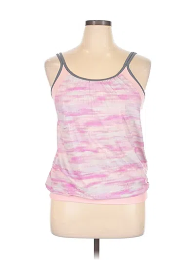 Pre-owned Assorted Brands Tank Top Pink Halter Neckline Tops