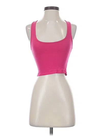 Pre-owned Assorted Brands Tank Top Pink Halter Neckline Tops