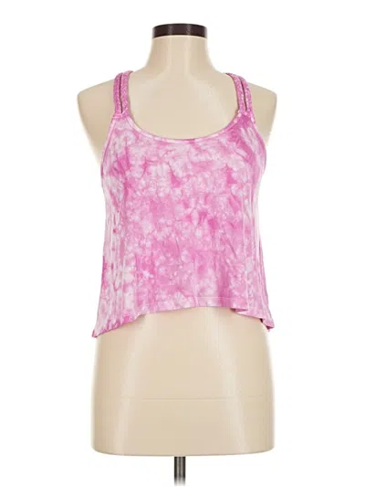 Pre-owned Assorted Brands Tank Top Pink Halter Neckline Tops
