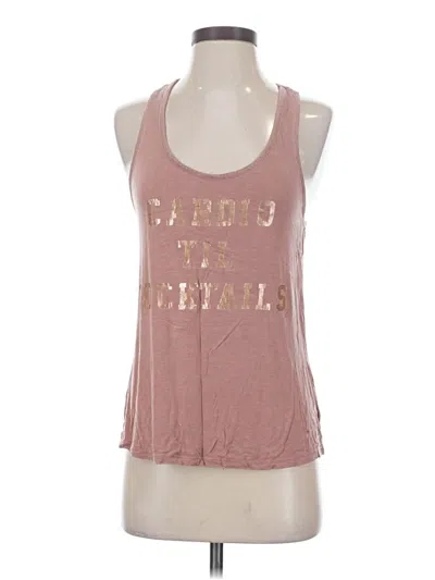 Pre-owned Assorted Brands Tank Top Pink Halter Neckline Tops