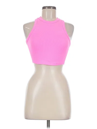 Pre-owned Assorted Brands Tank Top Pink Halter Neckline Tops