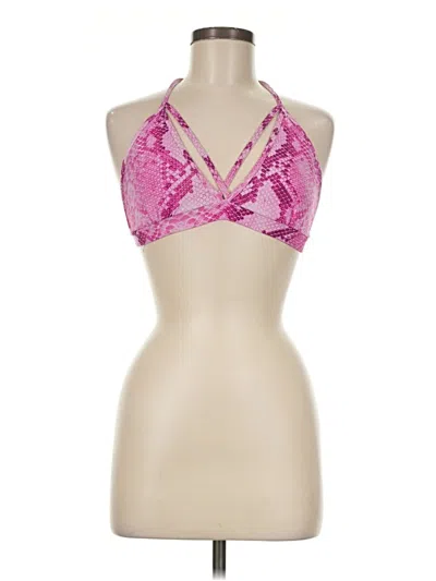 Pre-owned Assorted Brands Tank Top Pink Halter Neckline Tops