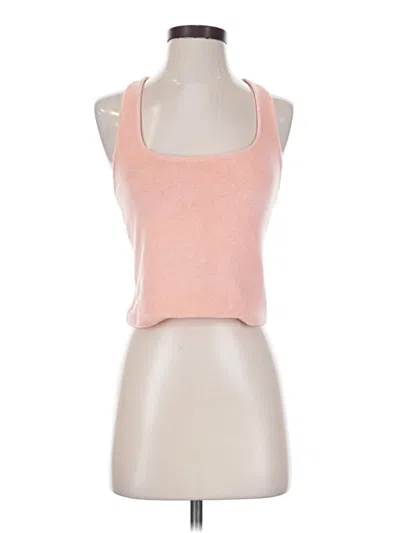 Pre-owned Assorted Brands Tank Top Pink Halter Neckline Tops