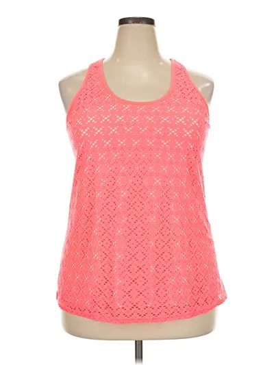 Pre-owned Assorted Brands Tank Top Pink Halter Neckline Tops