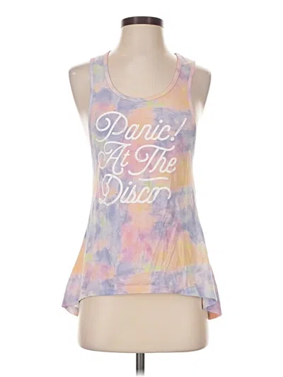 Pre-owned Assorted Brands Tank Top Pink Halter Neckline Tops