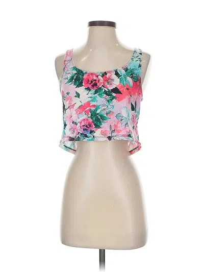 Pre-owned Assorted Brands Tank Top Pink Strapless Neckline Tops