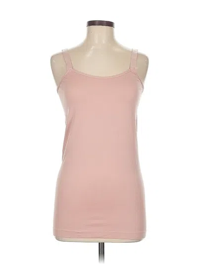 Pre-owned Assorted Brands Tank Top Pink Strapless Neckline Tops