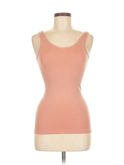 Pre-owned Assorted Brands Tank Top Pink Strapless Neckline Tops