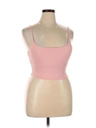 Assorted Brands Tank Top Pink Strapless Neckline Tops