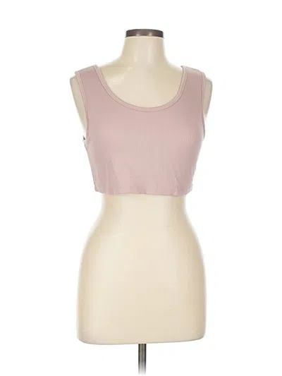Pre-owned Assorted Brands Tank Top Pink Strapless Neckline Tops