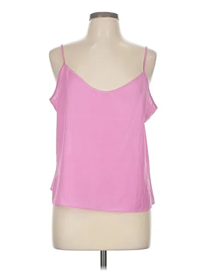 Pre-owned Assorted Brands Tank Top Pink Strapless Neckline Tops