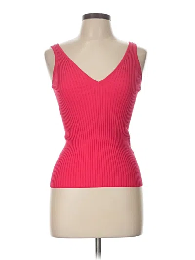 Pre-owned Assorted Brands Tank Top Pink Strapless Neckline Tops
