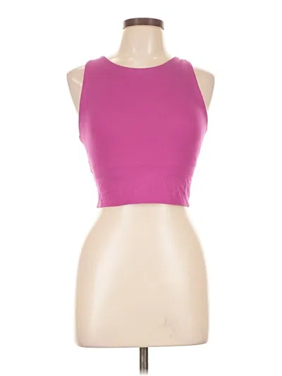Pre-owned Assorted Brands Tank Top Pink Strapless Neckline Tops