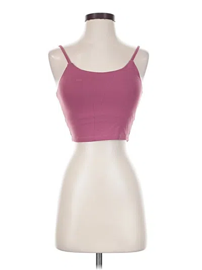 Pre-owned Assorted Brands Tank Top Pink Strapless Neckline Tops