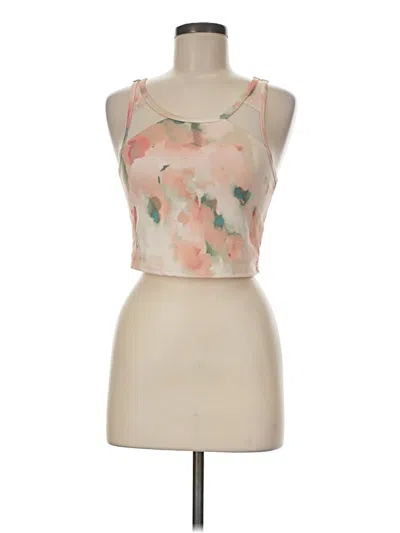 Pre-owned Assorted Brands Tank Top Pink Strapless Neckline Tops