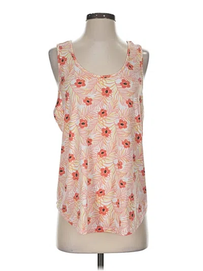 Pre-owned Assorted Brands Tank Top Pink Strapless Neckline Tops