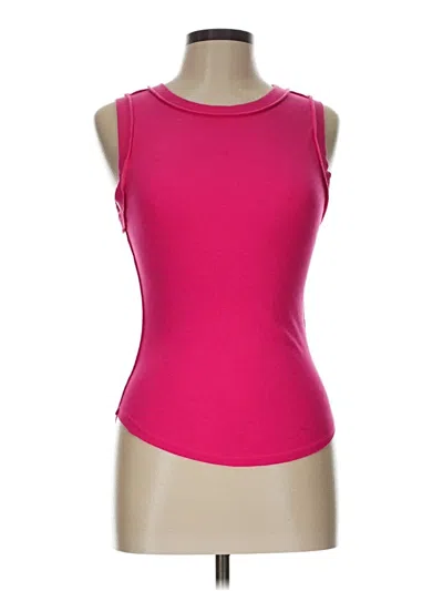 Pre-owned Assorted Brands Tank Top Pink Strapless Neckline Tops