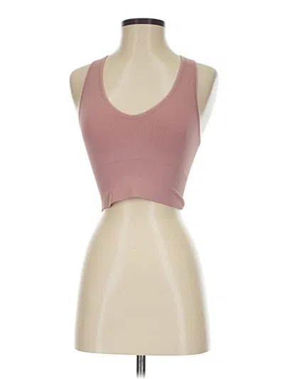 Pre-owned Assorted Brands Tank Top Pink Strapless Neckline Tops