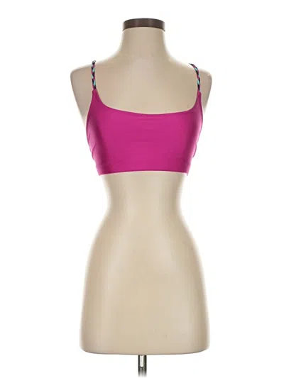 Pre-owned Assorted Brands Tank Top Pink Strapless Neckline Tops