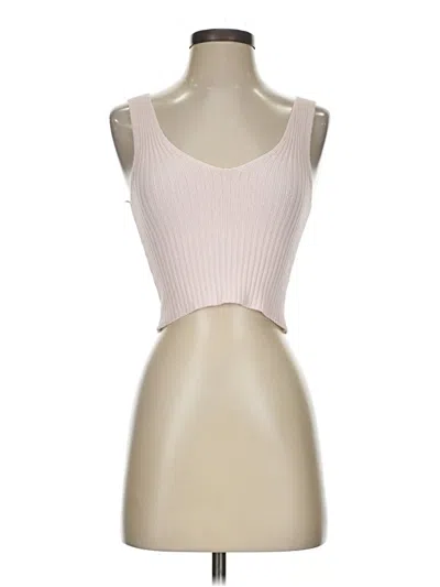 Pre-owned Assorted Brands Tank Top Pink Strapless Neckline Tops