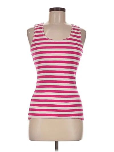 Pre-owned Assorted Brands Tank Top Pink Strapless Neckline Tops