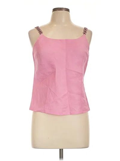 Pre-owned Assorted Brands Tank Top Pink Strapless Neckline Tops