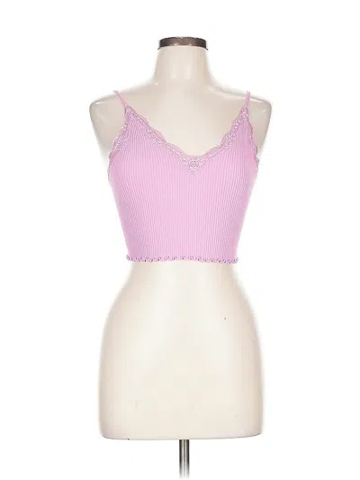 Pre-owned Assorted Brands Tank Top Pink Sweetheart Neckline Tops