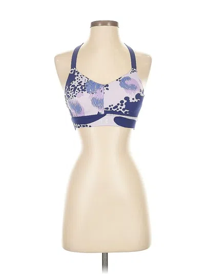 Pre-owned Assorted Brands Tank Top Purple Halter Neckline Tops