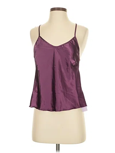 Assorted Brands Tank Top Purple Halter Neckline Tops