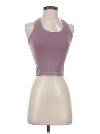Pre-owned Assorted Brands Tank Top Purple Halter Neckline Tops