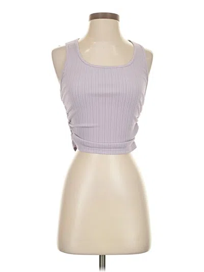 Pre-owned Assorted Brands Tank Top Purple Halter Neckline Tops