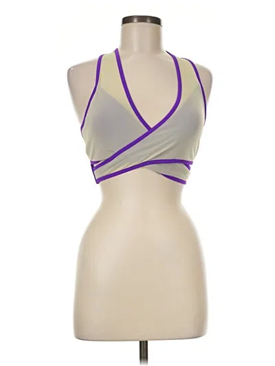 Pre-owned Assorted Brands Tank Top Purple Halter Neckline Tops