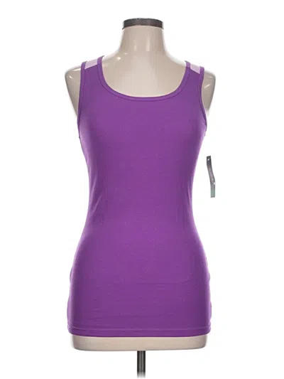 Assorted Brands Tank Top Purple Halter Neckline Tops
