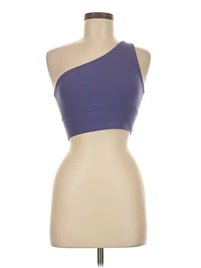 Pre-owned Assorted Brands Tank Top Purple One Shoulder Neckline Tops