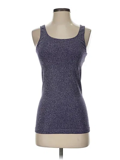 Pre-owned Assorted Brands Tank Top Purple Scoop Neck Tops