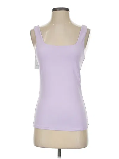 Pre-owned Assorted Brands Tank Top Purple Strapless Neckline Tops