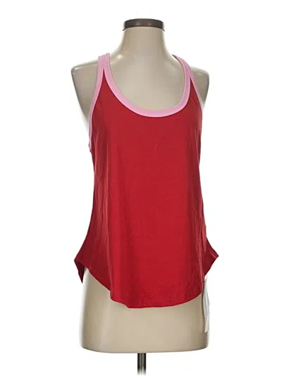 Pre-owned Assorted Brands Tank Top Red Halter Neckline Tops