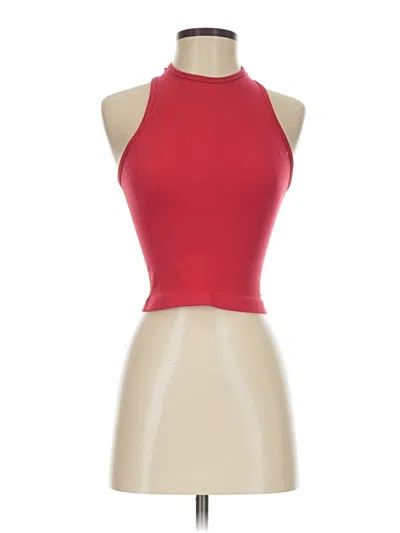 Pre-owned Assorted Brands Tank Top Red Halter Neckline Tops