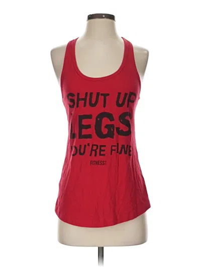 Pre-owned Assorted Brands Tank Top Red Halter Neckline Tops
