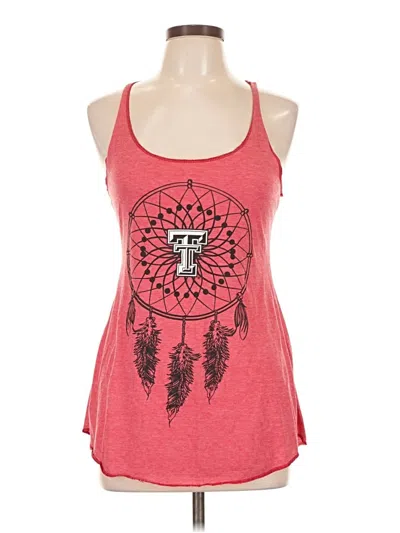 Pre-owned Assorted Brands Tank Top Red Halter Neckline Tops