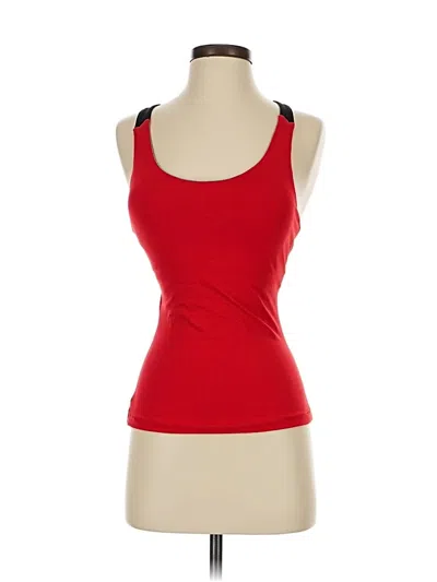 Pre-owned Assorted Brands Tank Top Red Strapless Neckline Tops